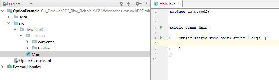 Screenshot Code-Start