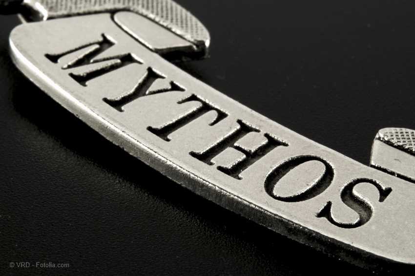 Aufschrift Mythos