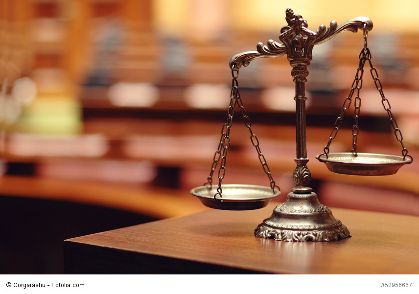 Waage - Symbol für Justiz